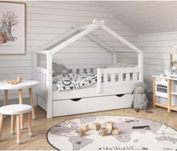 LIT MONTESSORI 70x140 CM AVEC TIROIR RANGEMENT
