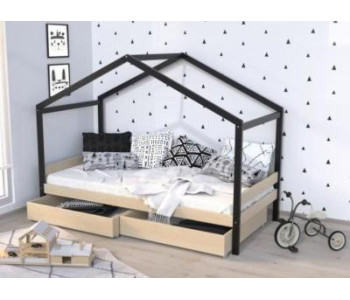 LIT MONTESSORI 90x190 CM AVEC TIROIR RANGEMENT