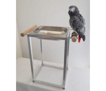 BAIGNOIRE ET MANGEOIRE OISEAU ET PERROQUET